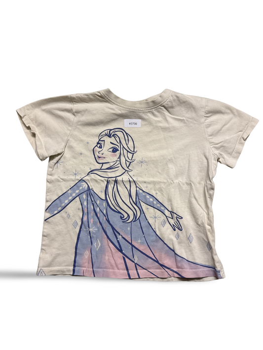 Mädchen Kurzarm-T-Shirt mit Elsa-Motiv - Gr. 122