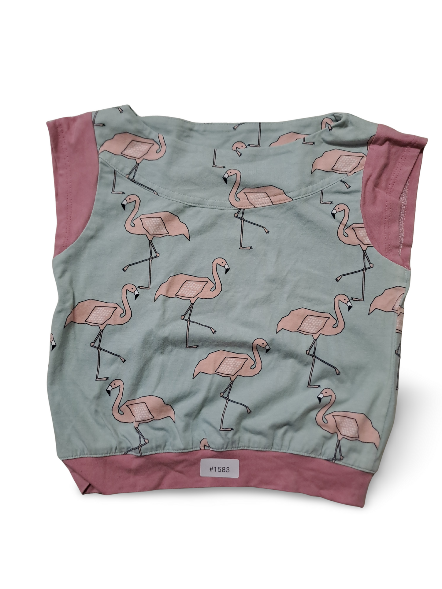 Ärmelloses Top mit Flamingo-Print - Gr. 98