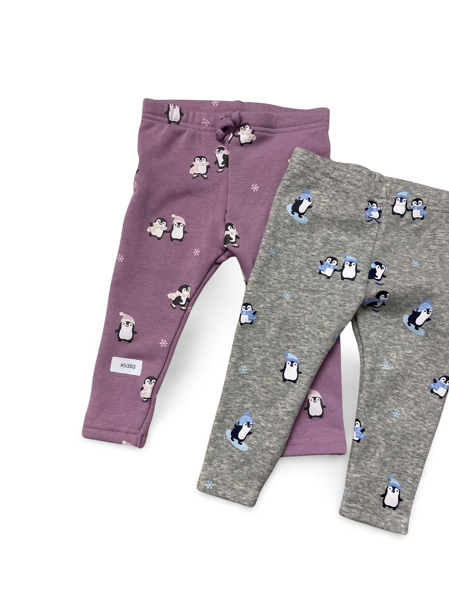 2er Bundle Leggings mit Pinguinprint - Gr. 80