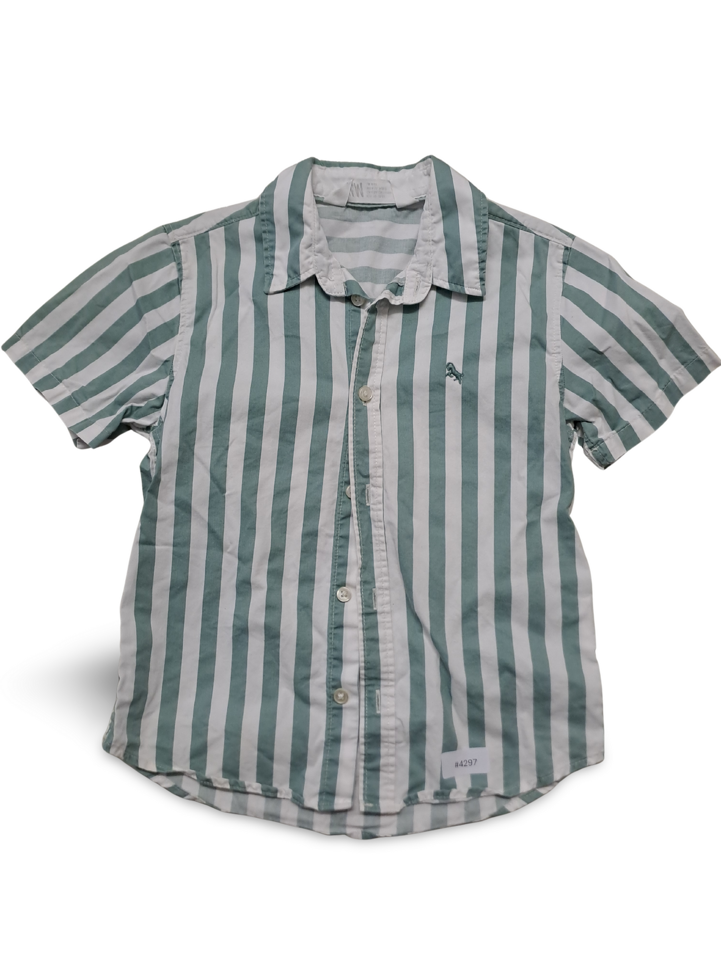 Gestreiftes Kurzarmhemd - Gr. 110