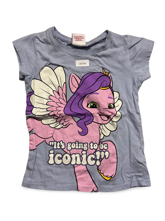 My Little Pony Kurzarm-T-Shirt mit rosa Pegasus-Print - Gr. 128