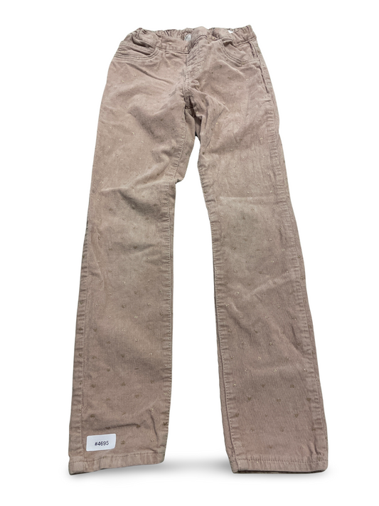 Cordhose rosa mit Pünktchen - Gr. 134