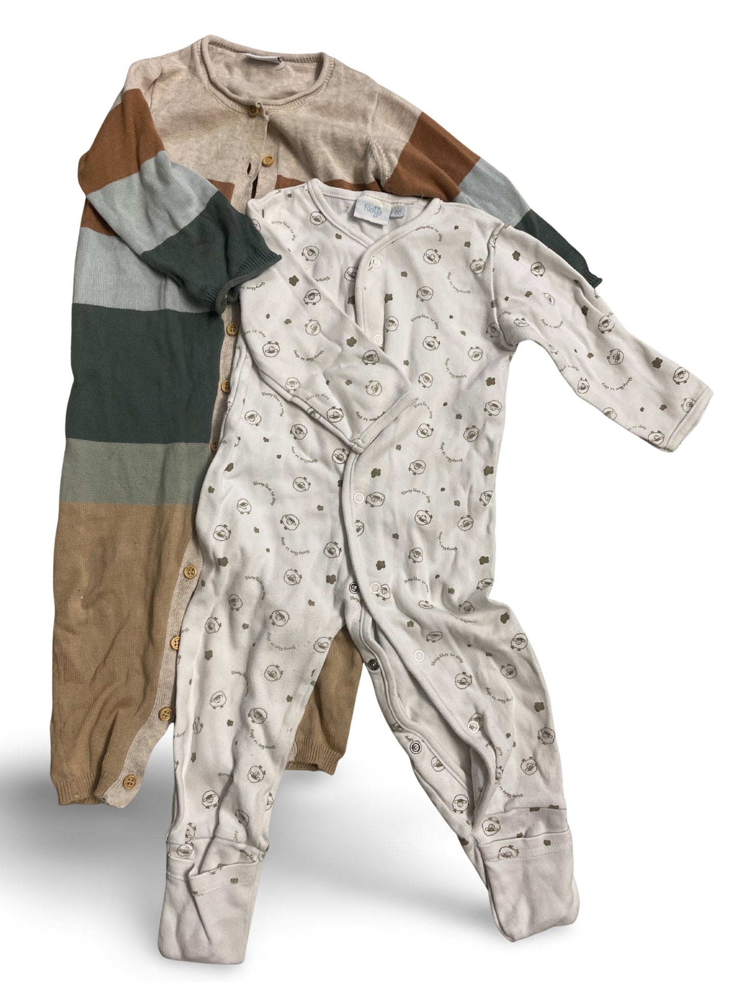 2er Bundle - Strampler lang - Gr. 80