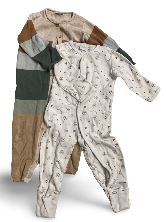 2er Bundle - Strampler lang - Gr. 80