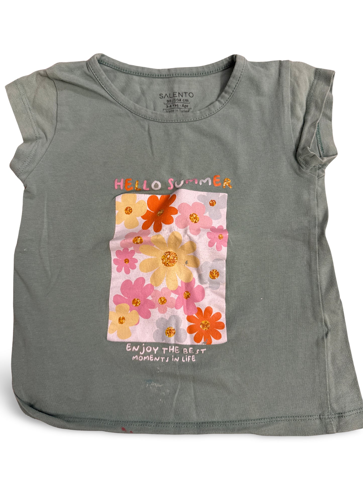 T-Shirt Flowers - Size 98