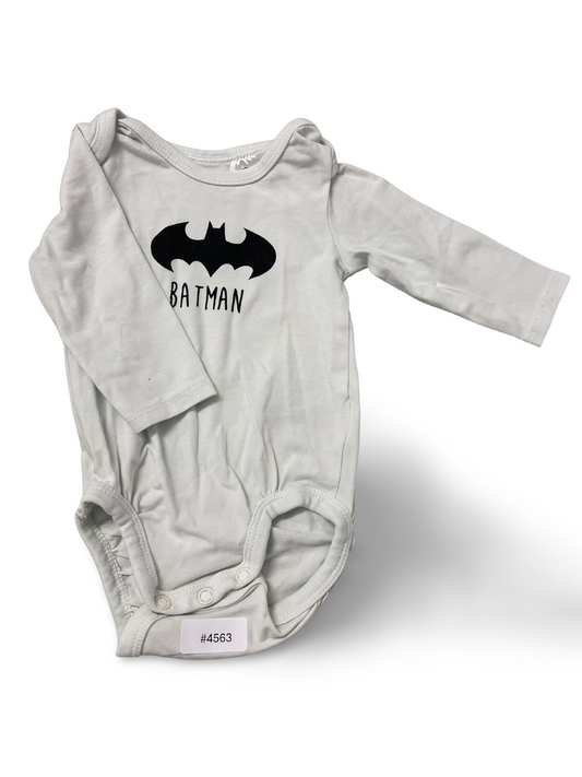 Langarmstrampler mit Batman Aufdruck - Gr. 56