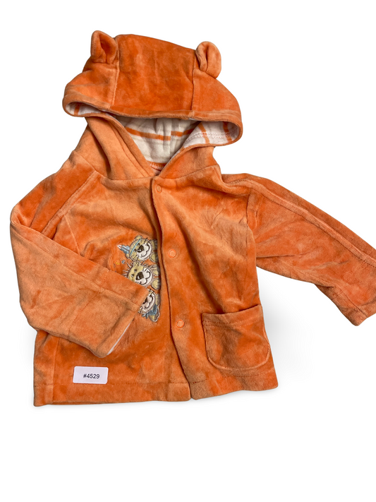 Kapuzenjacke mit Ohren und Tierstickerei - Gr. 62