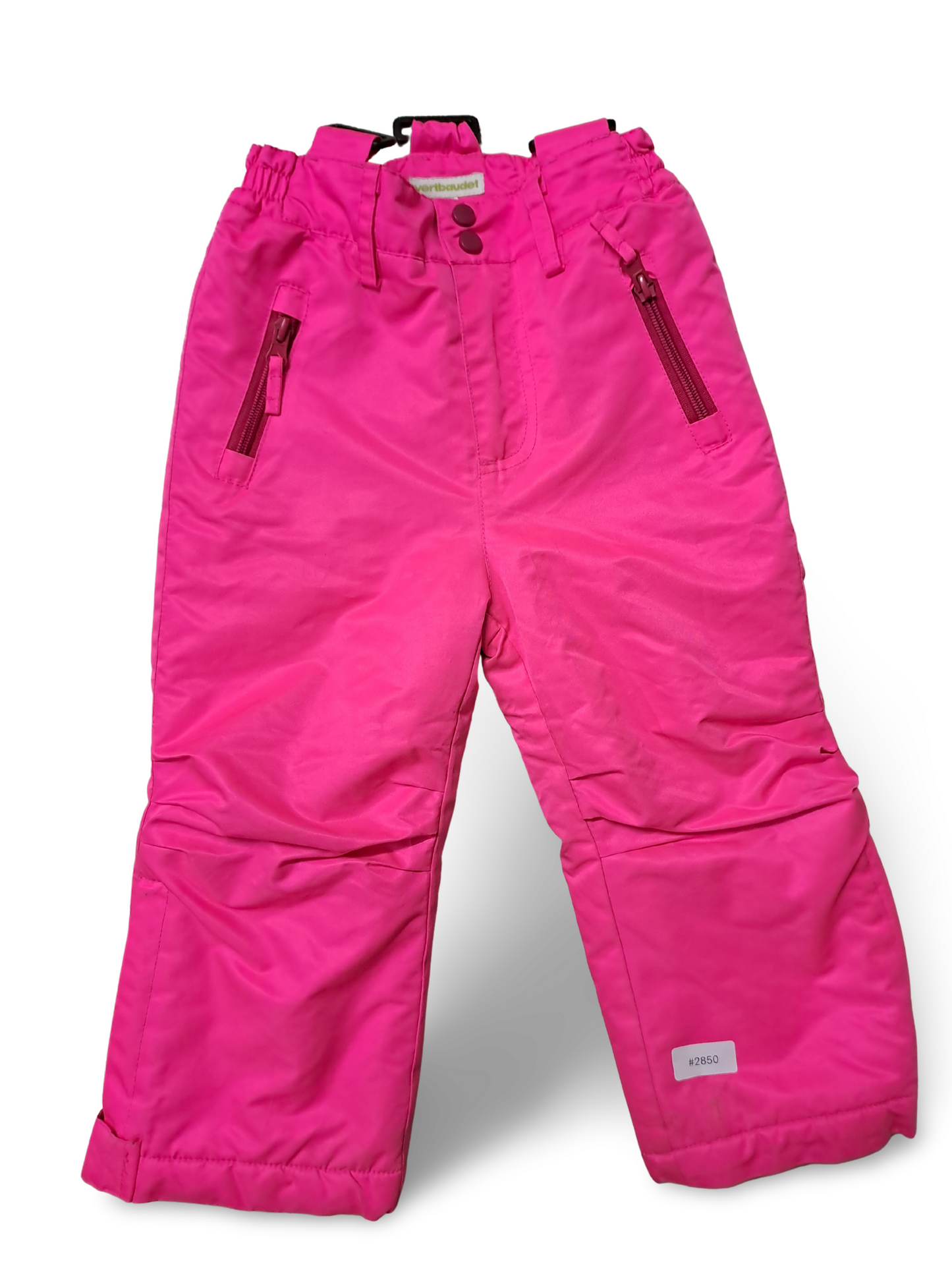 Schneehose Pink mit Trägern - Gr. 86
