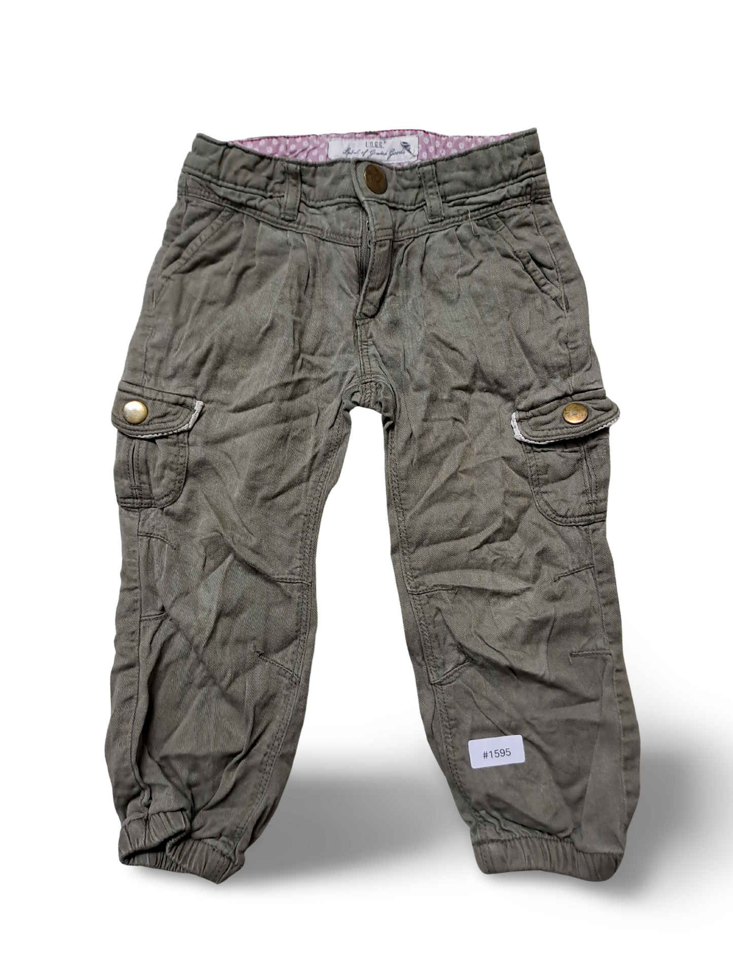 Cargohose mit Taschen und Gummibund - Gr. 98