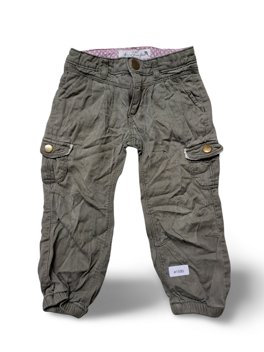 Cargohose mit Taschen und Gummibund - Gr. 98