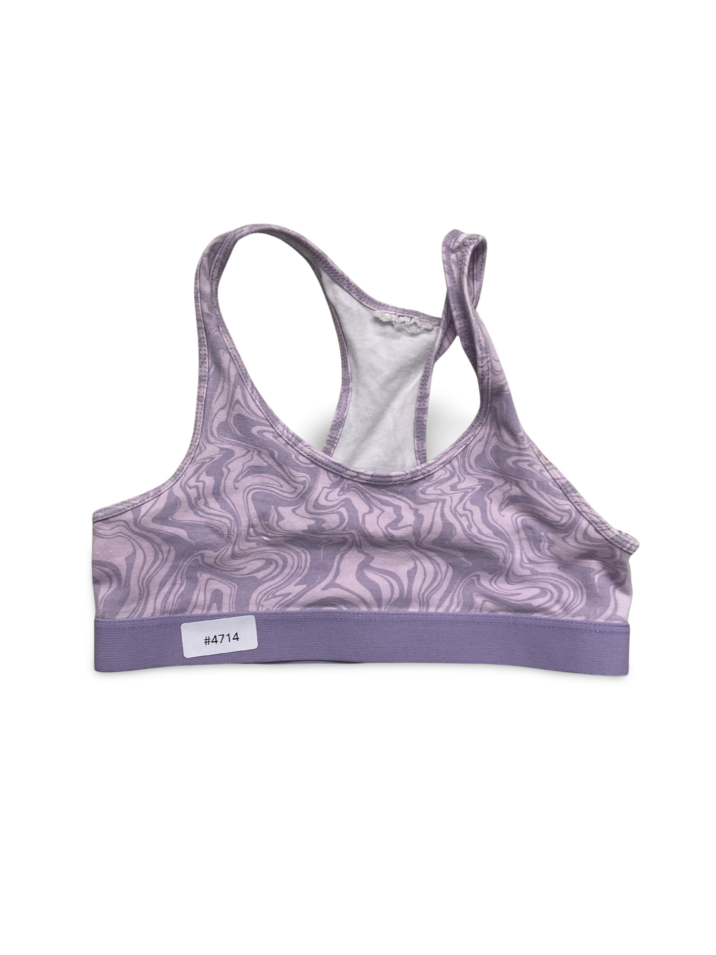 Sport-Bustier Lila Marmor - Gr. 140