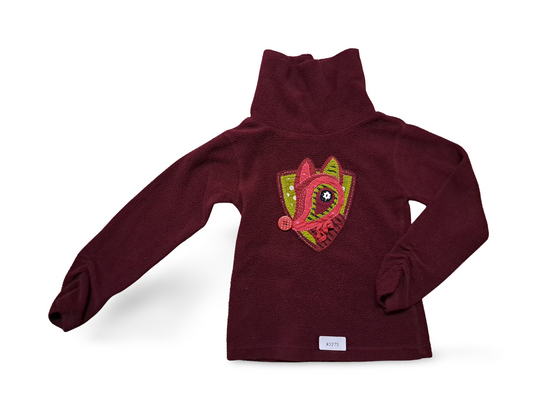 Turtleneck sweater with fox appliqué - size. 92
