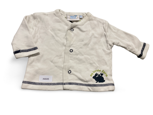 Babyjacke mit Hasenmotiv - Gr. 56