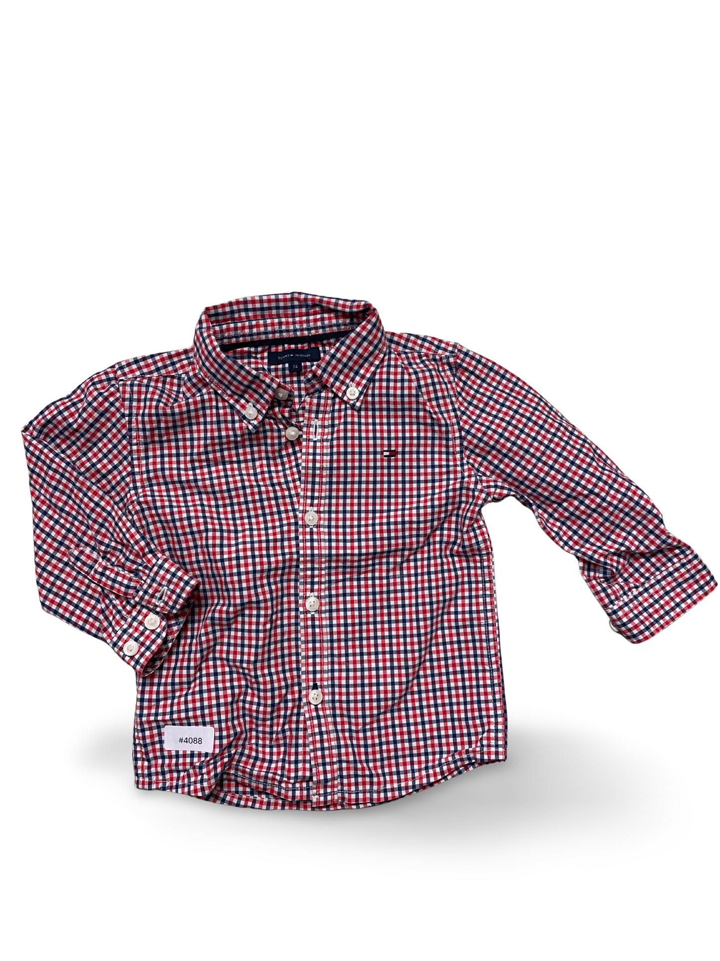 Kariertes Langarmhemd - Gr. 2