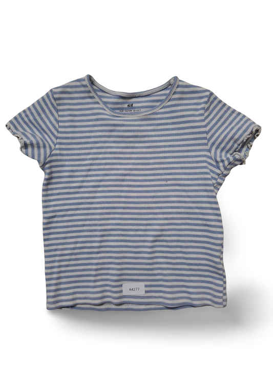 Blau-weiss gestreiftes T-Shirt - Gr. 122