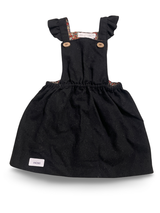 Latzkleid mit Rüschen-Trägern - Gr. 92