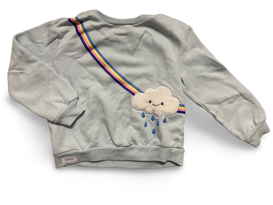 Pullover mit Regenwolke - Gr. 110