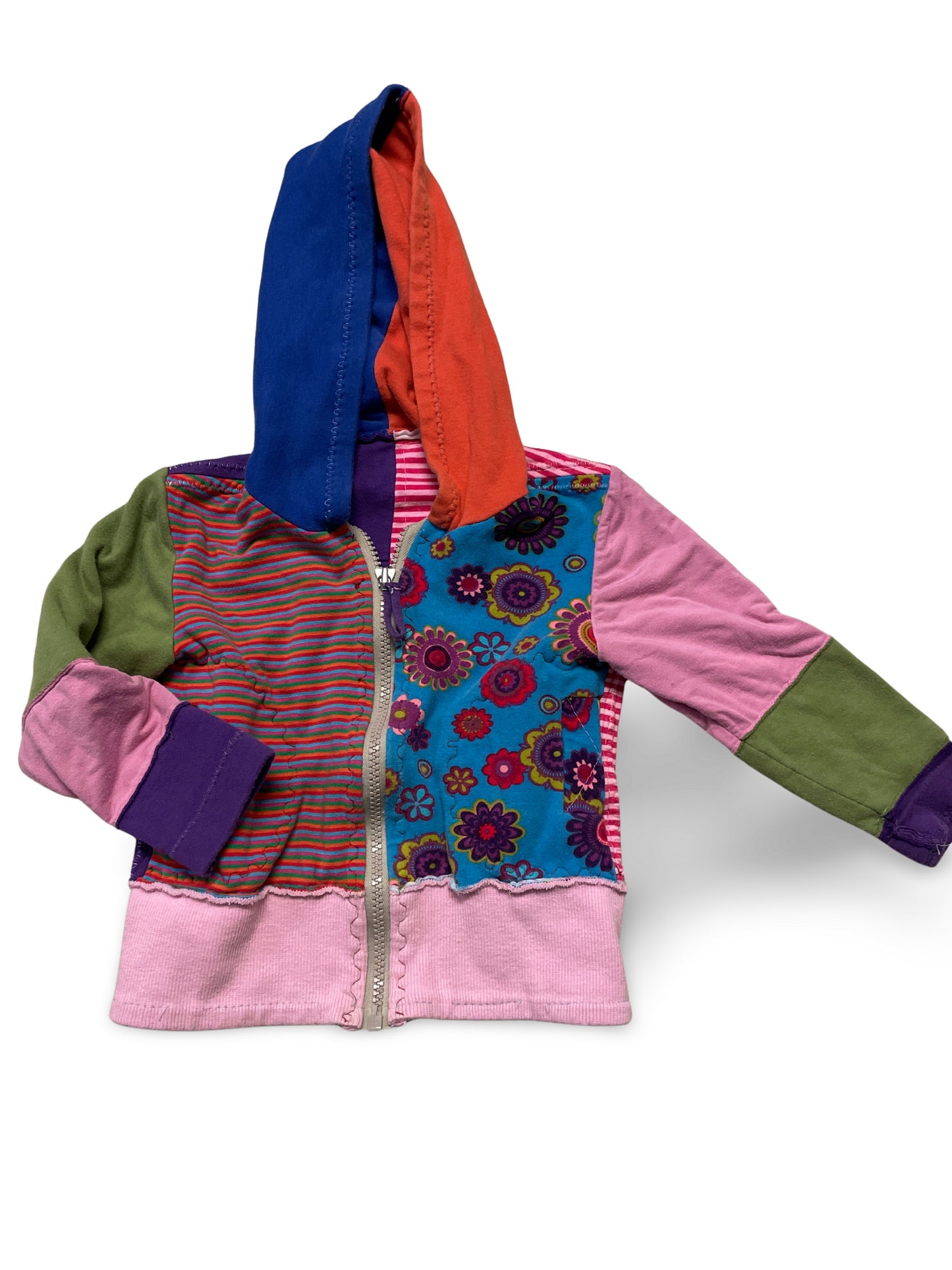 Joggingjacke bunt (selbstgemacht) - Gr. 98