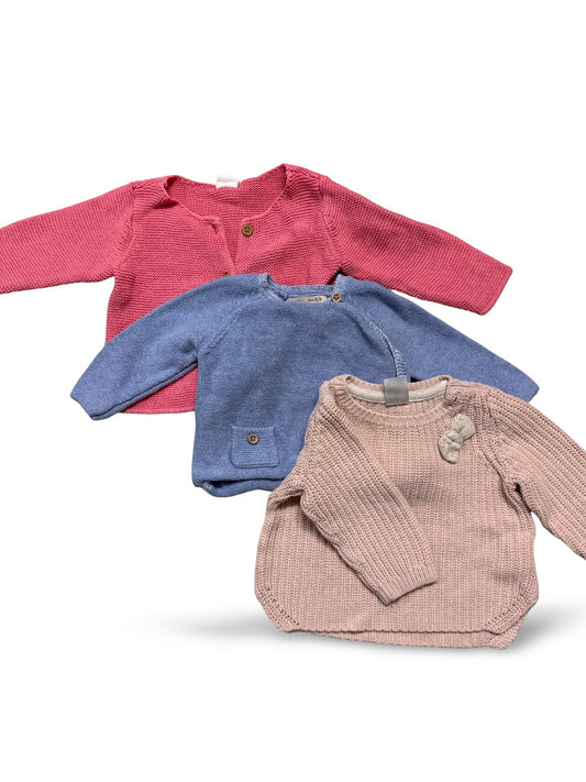 3er Bundle Strickjacken - Gr. 68