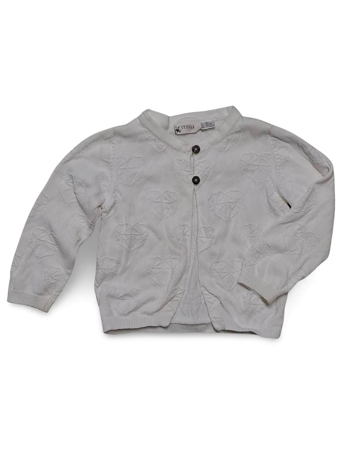 Jäckli weiss - Gr. 74/80