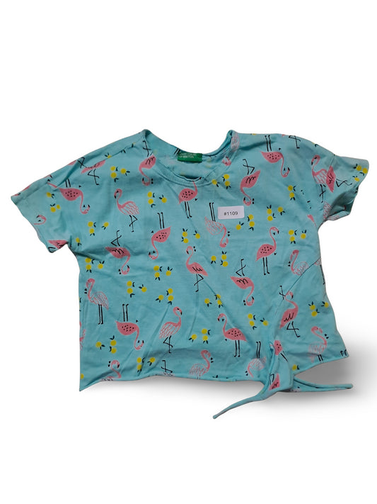 T-Shirt mit Flamingo-Muster - Gr. 92