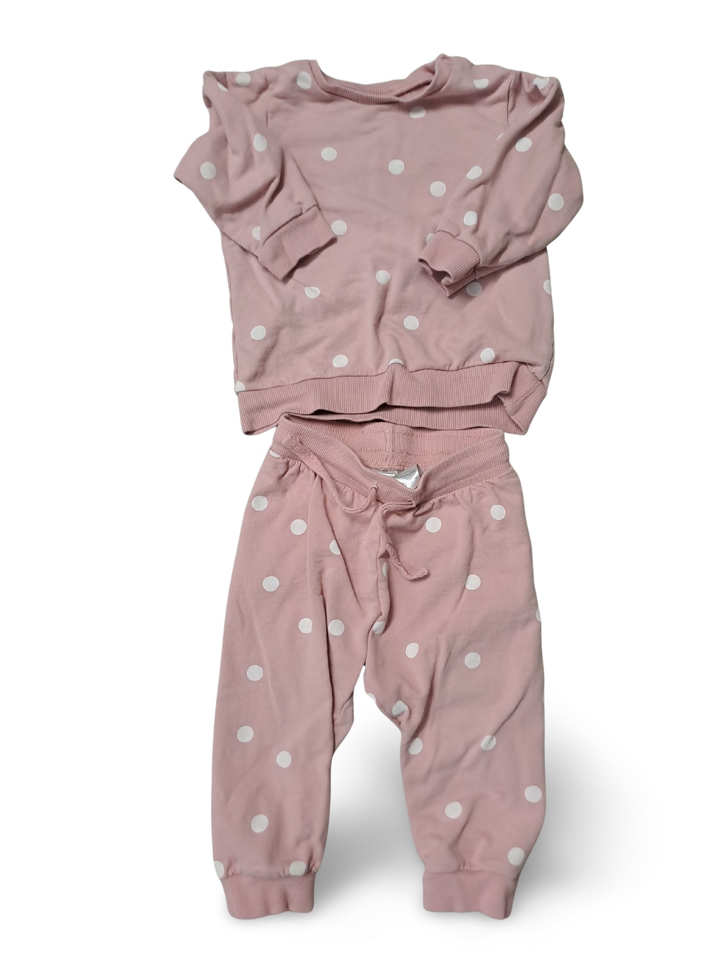 2er Set - Jogginganzug Punkte - Gr. 80