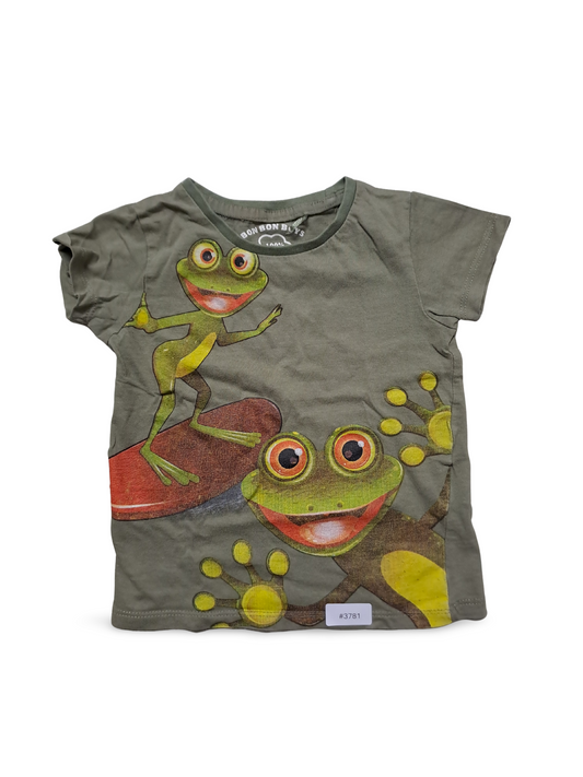 T-Shirt mit Froschprint - Gr. 92