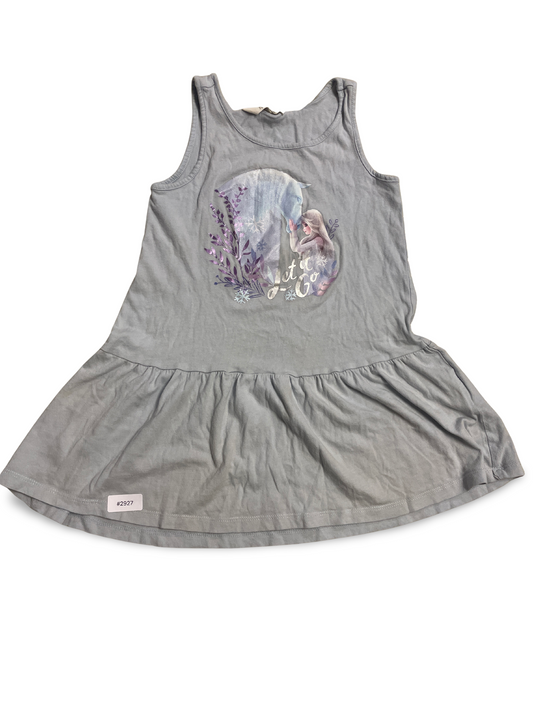 Mädchenkleid mit Prinzessinnen-Print - Gr. 98