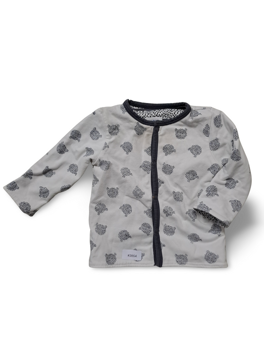 Babyjacke mit Igelprint - Gr. 68
