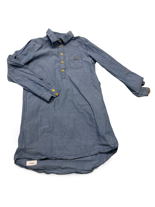 Hellblaue Tunika-Bluse - Gr. 128