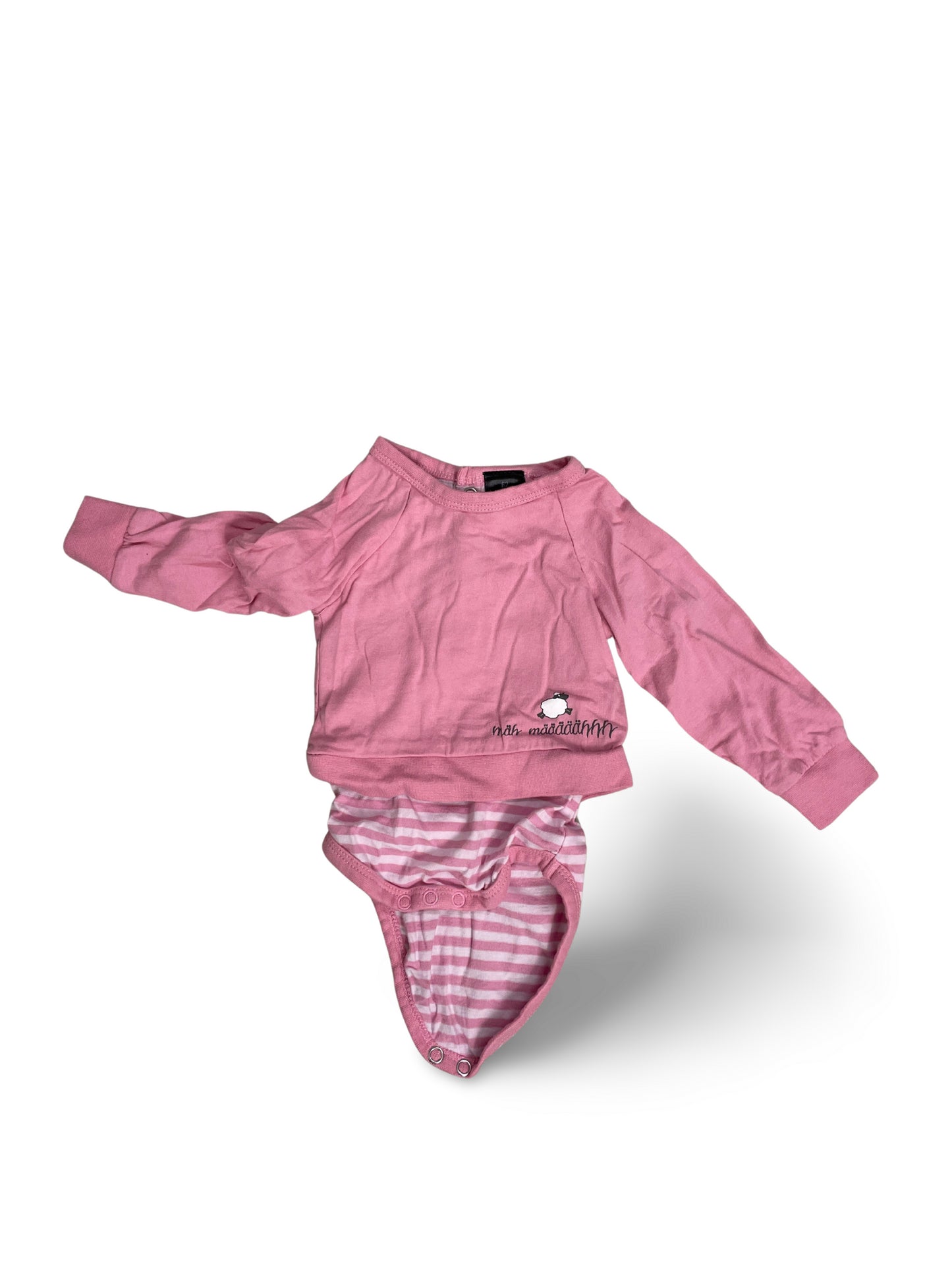 Body lang mit Oberteil - Gr. 62