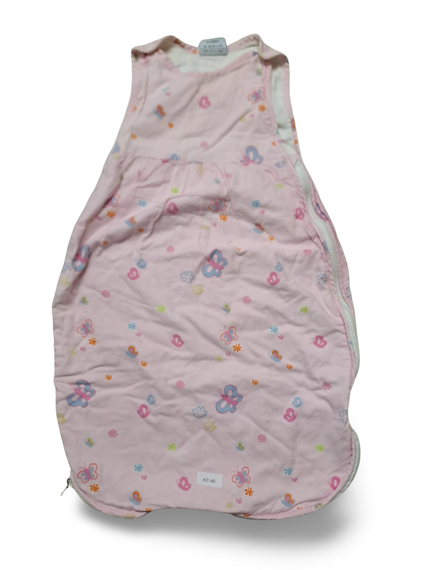 Schlafsack Rosa mit Schmetterlingen - Gr. 74