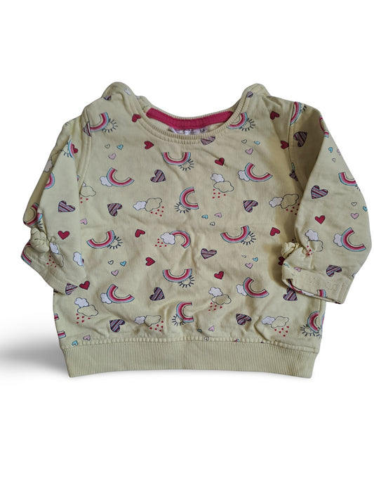 Pullover Regenbogen - Gr. 68