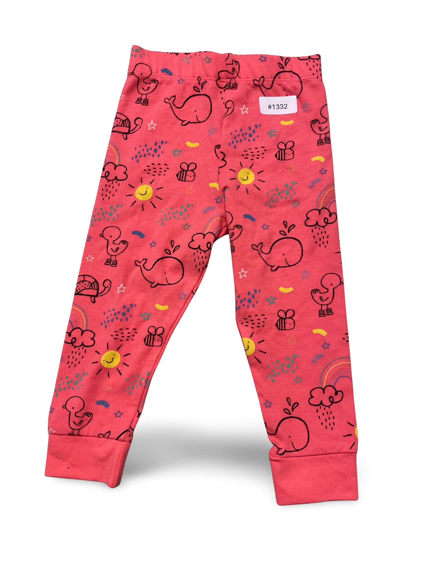 Leggings mit Tiermotiven - Gr. 74