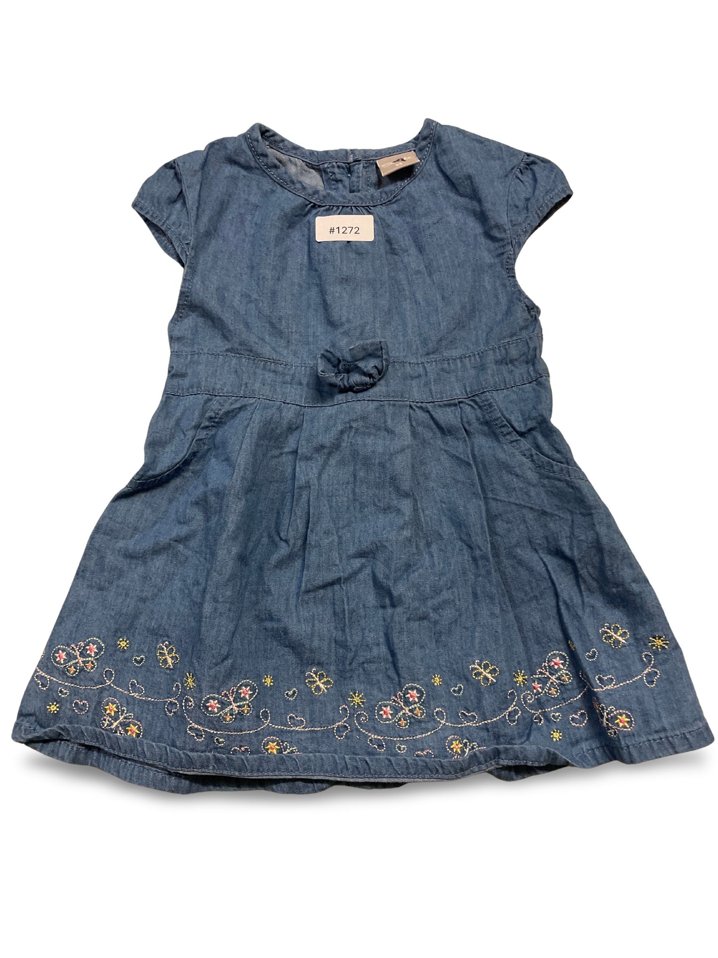 Kleid mit Stickerei - Gr. 68