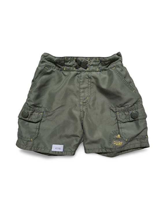 Grüne Cargoshorts mit Taschen - Gr. 92