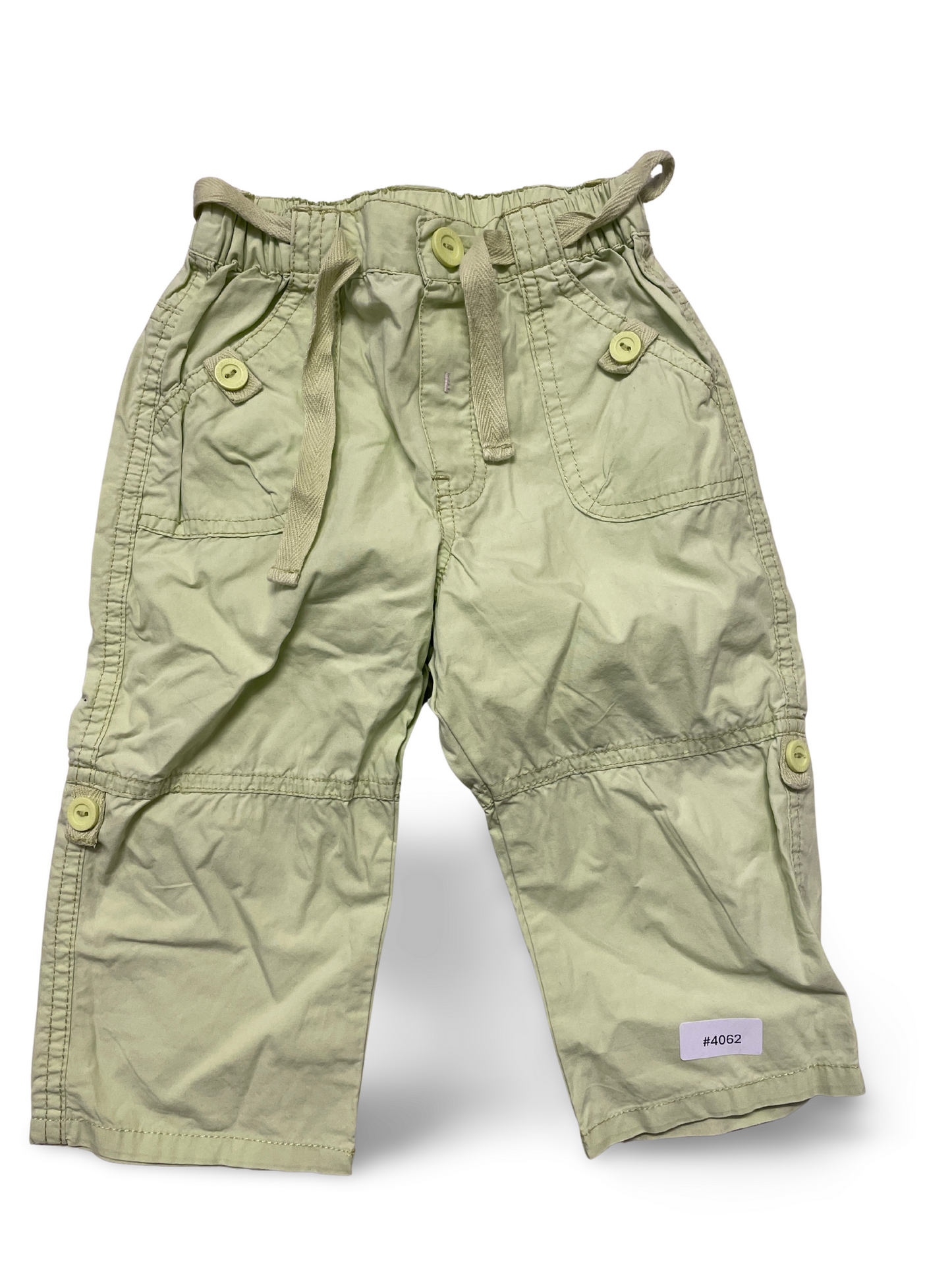 Leichte Baumwollhose mit Tunnelzug und Taschen - Gr. 80