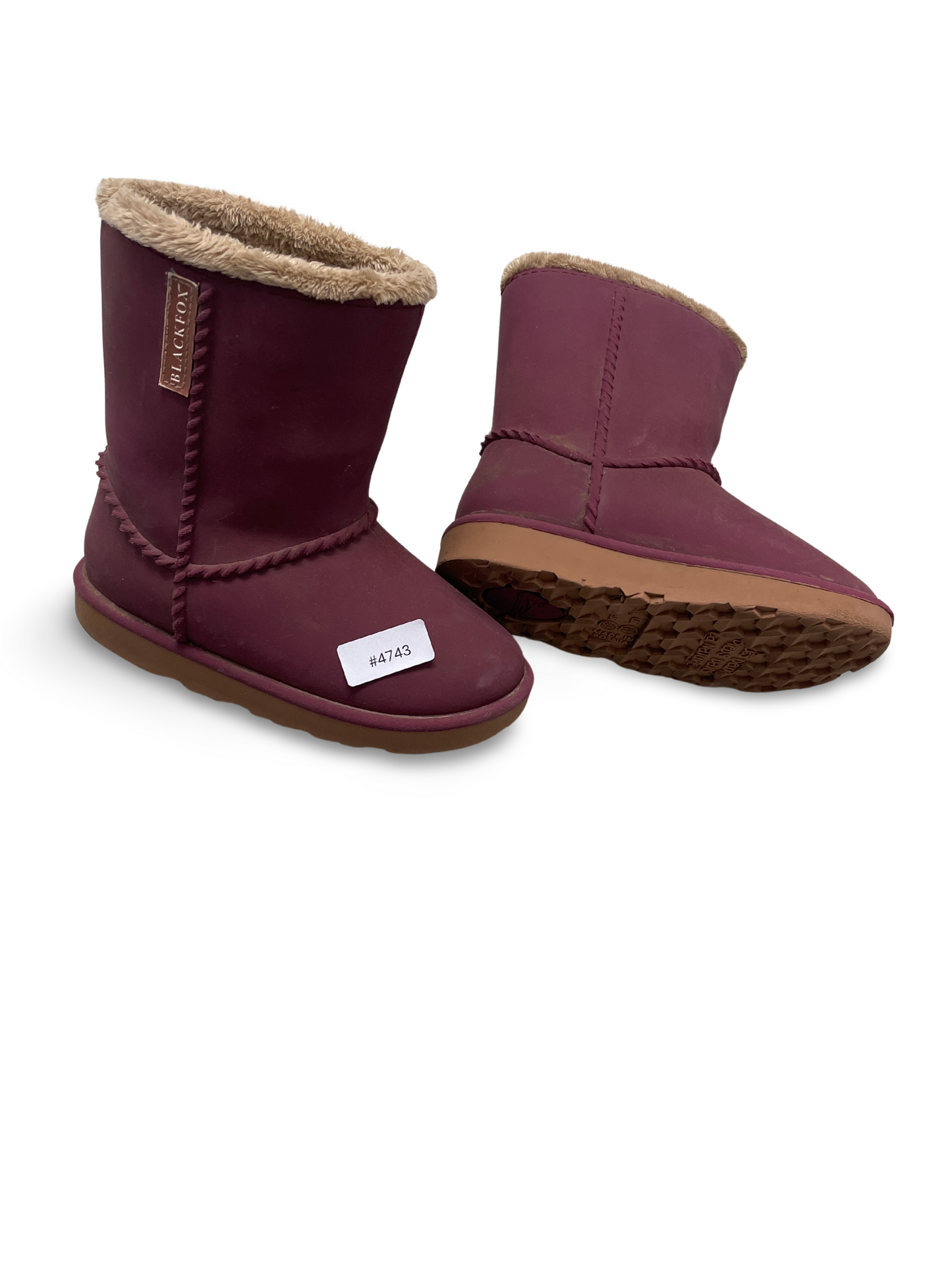 Gefütterte Kinderboots bordeaux - Gr. 28