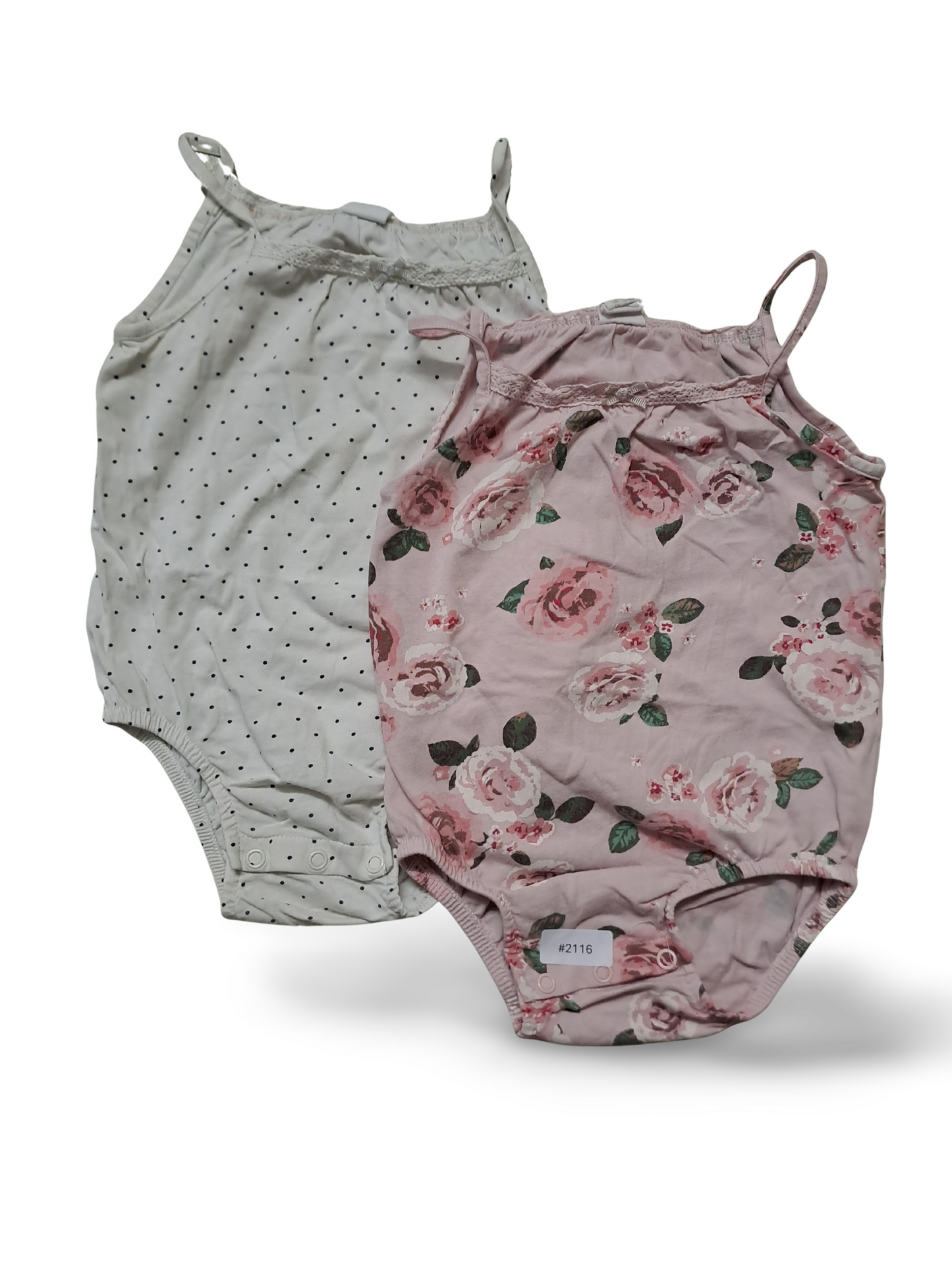 2er Bundle Body mit Trägern - Gr. 86