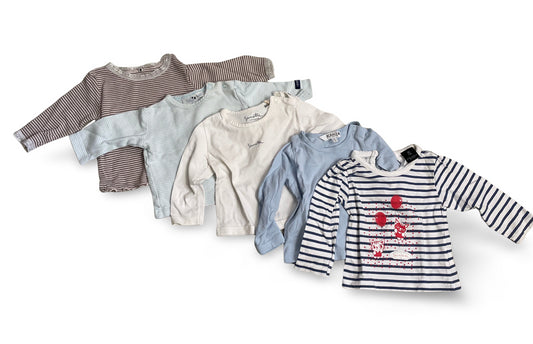 5er Bundle - Shirts lang - Gr. 62