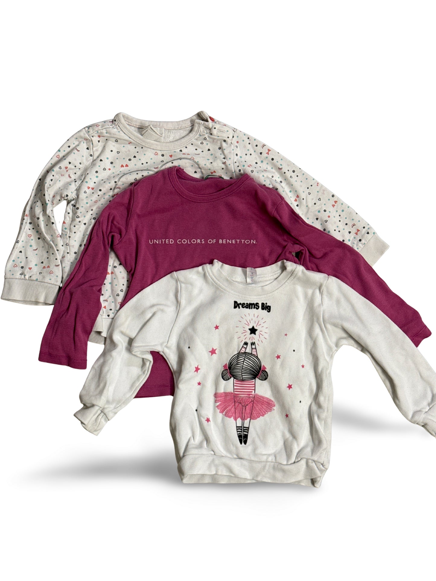 3er Bundle - Shirt/Pullover - Gr. 92