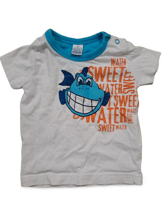 T-Shirt Fisch - Gr. 68