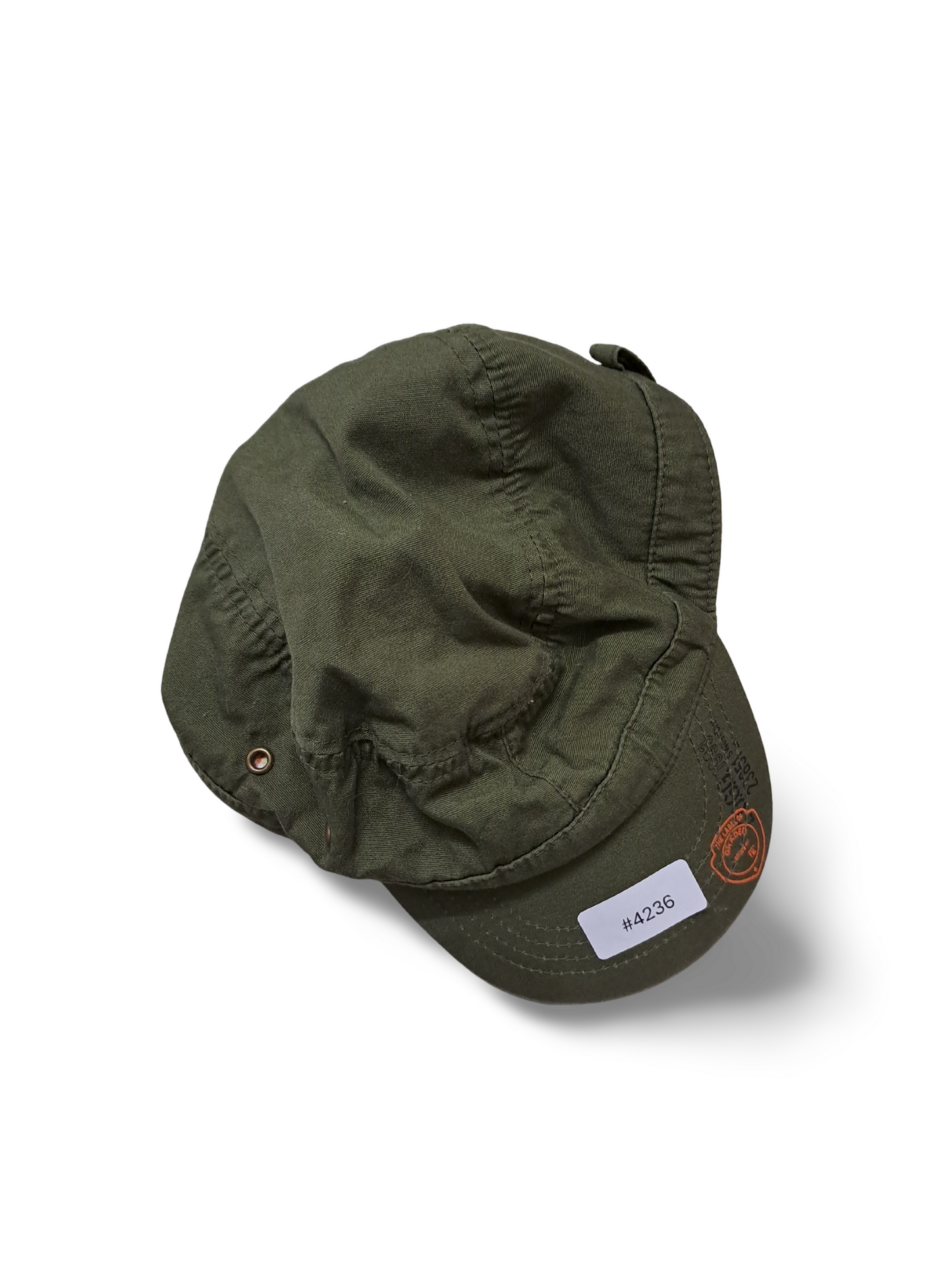 Olivgrüne Schirmmütze - Gr. 68