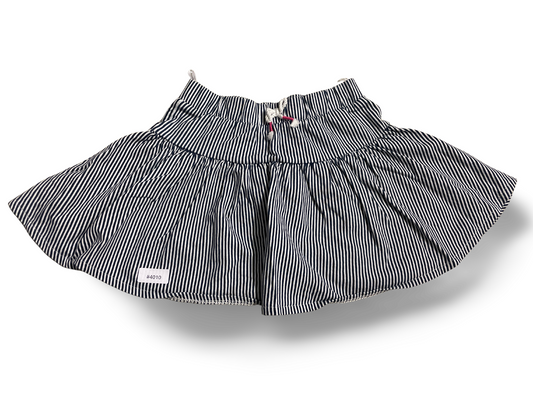 Gestreifter Tellerrock mit Kordel - Gr. 116