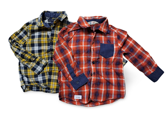 2er Bundle Karohemden - Gr. 98