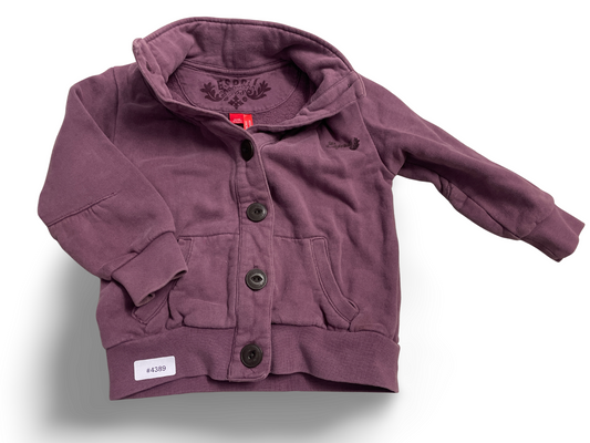 Kapuzenjacke lila - Gr. 92