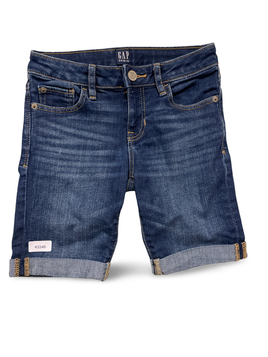 Jeansshorts mit Umschlag - Gr. 128