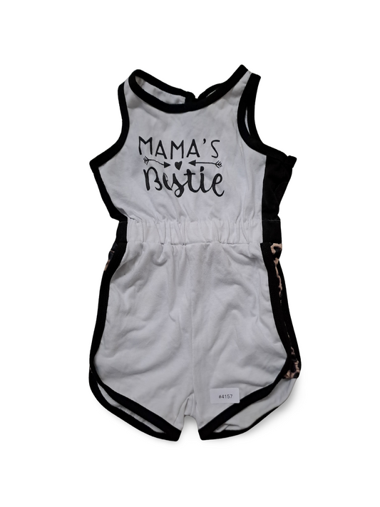 Strampler mit Mama's Bestie Print - Gr. 86