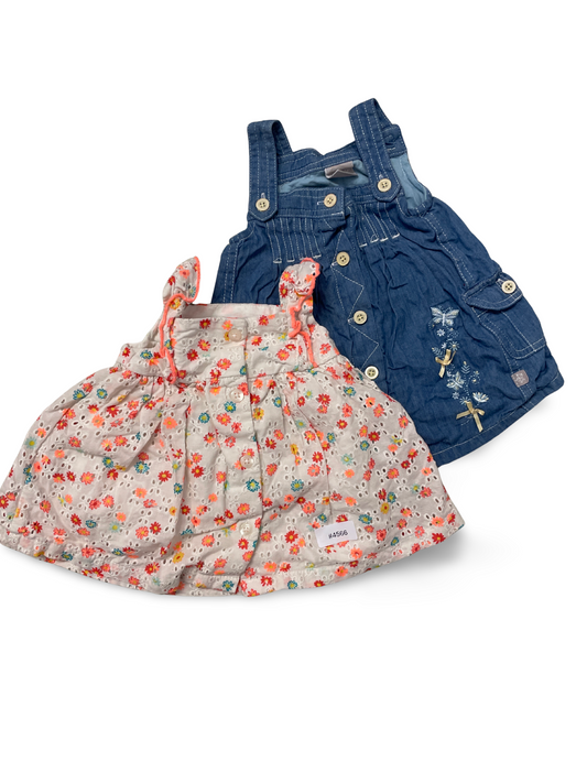 2er Bundle Traegerkleider - Gr. 56