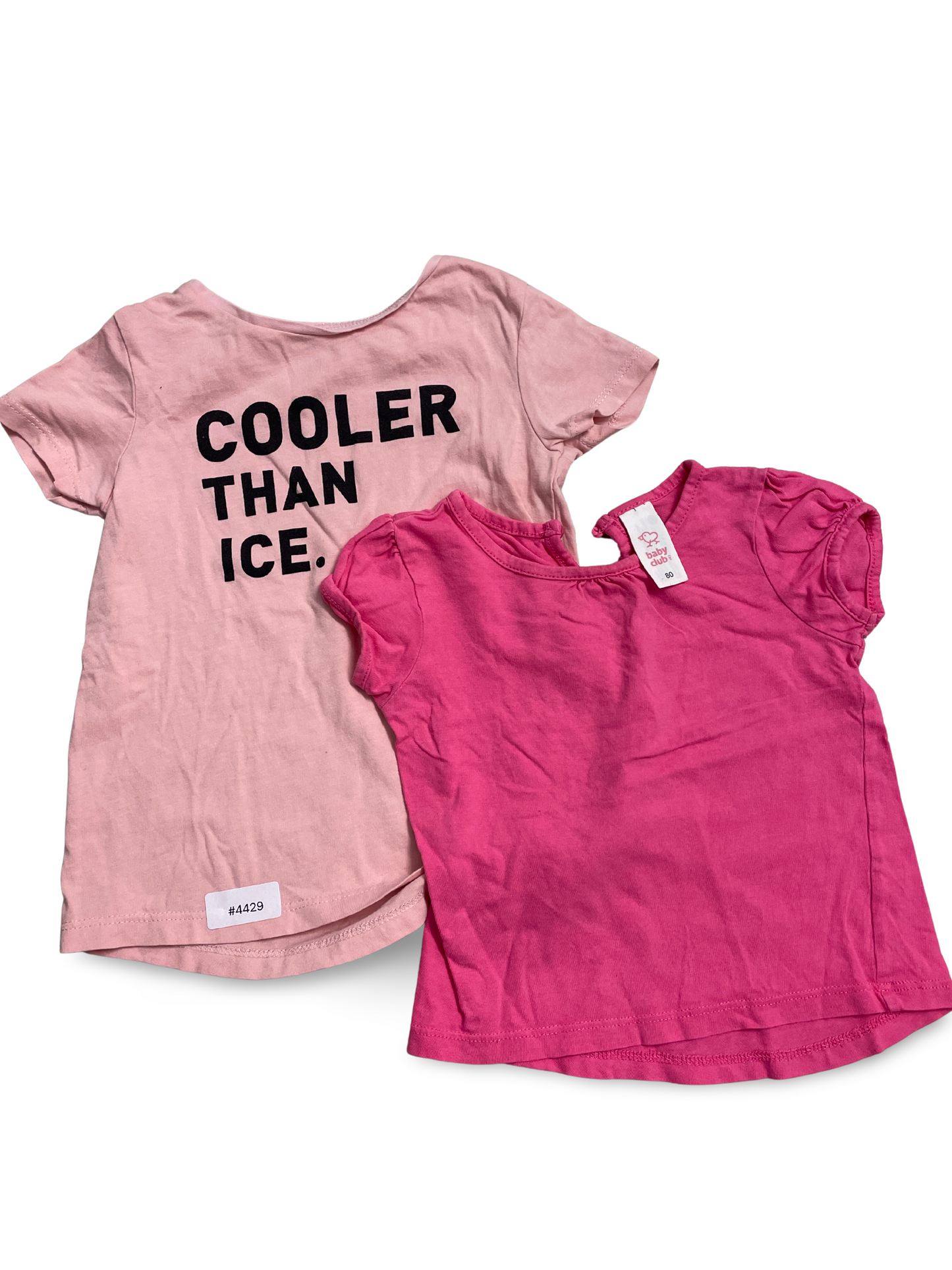 2er Bundle T-Shirts Rosa - Gr. 80